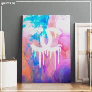 Chanel Drip Artwork Canvas Print