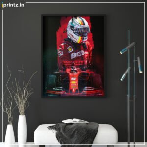 Sebastian Vettel F1 Ferrari Canvas Print